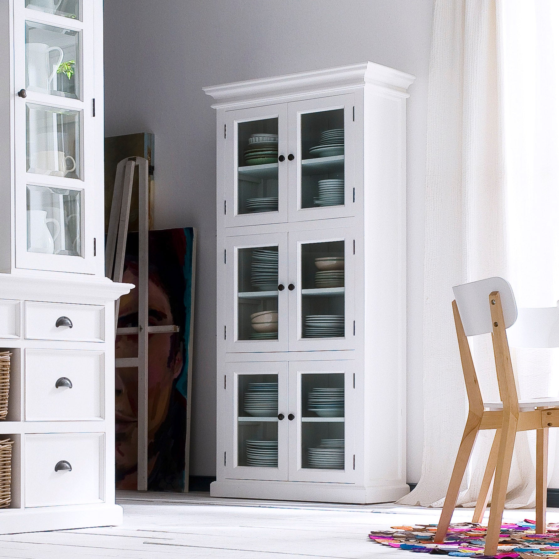 Halifax Medium Cabinet - White