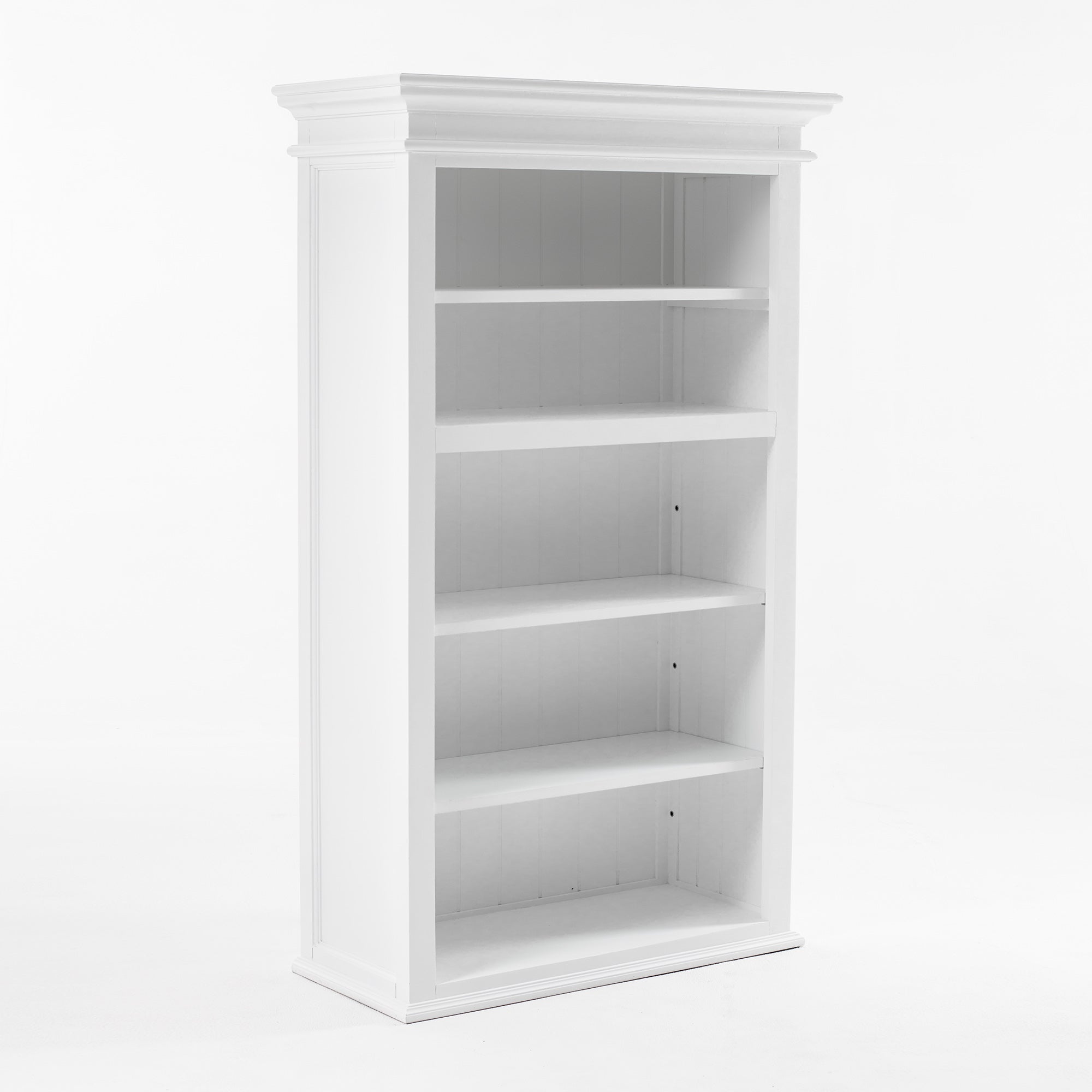 Halifax Slim Hutch Bookcase - White