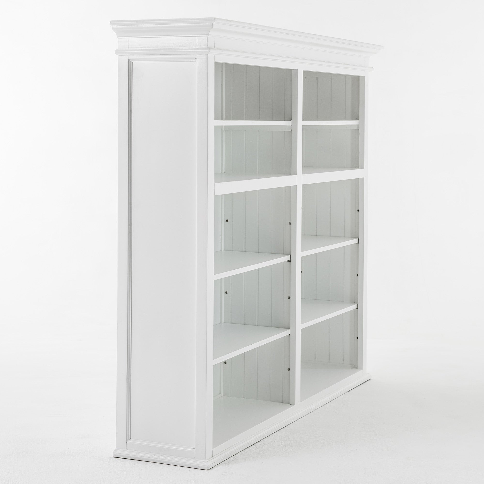 Halifax Medium Hutch Bookcase - White