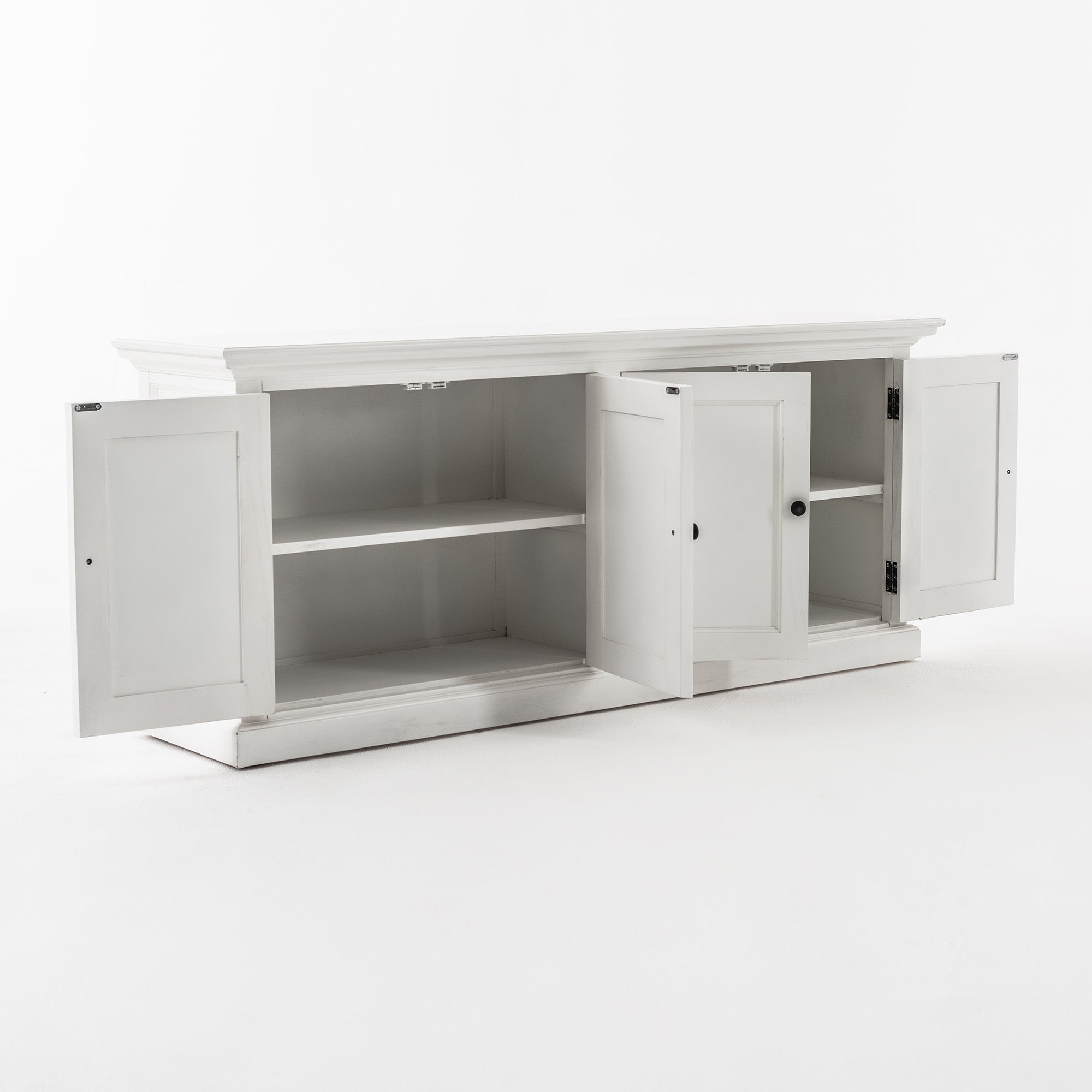 Halifax Medium Hutch Bookcase - White