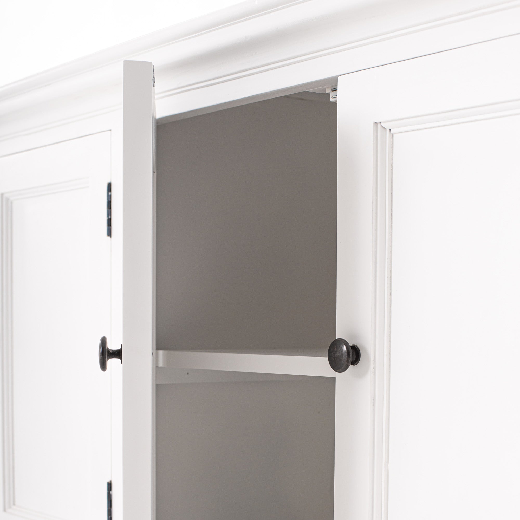 Halifax Large Hutch Bookcase - White