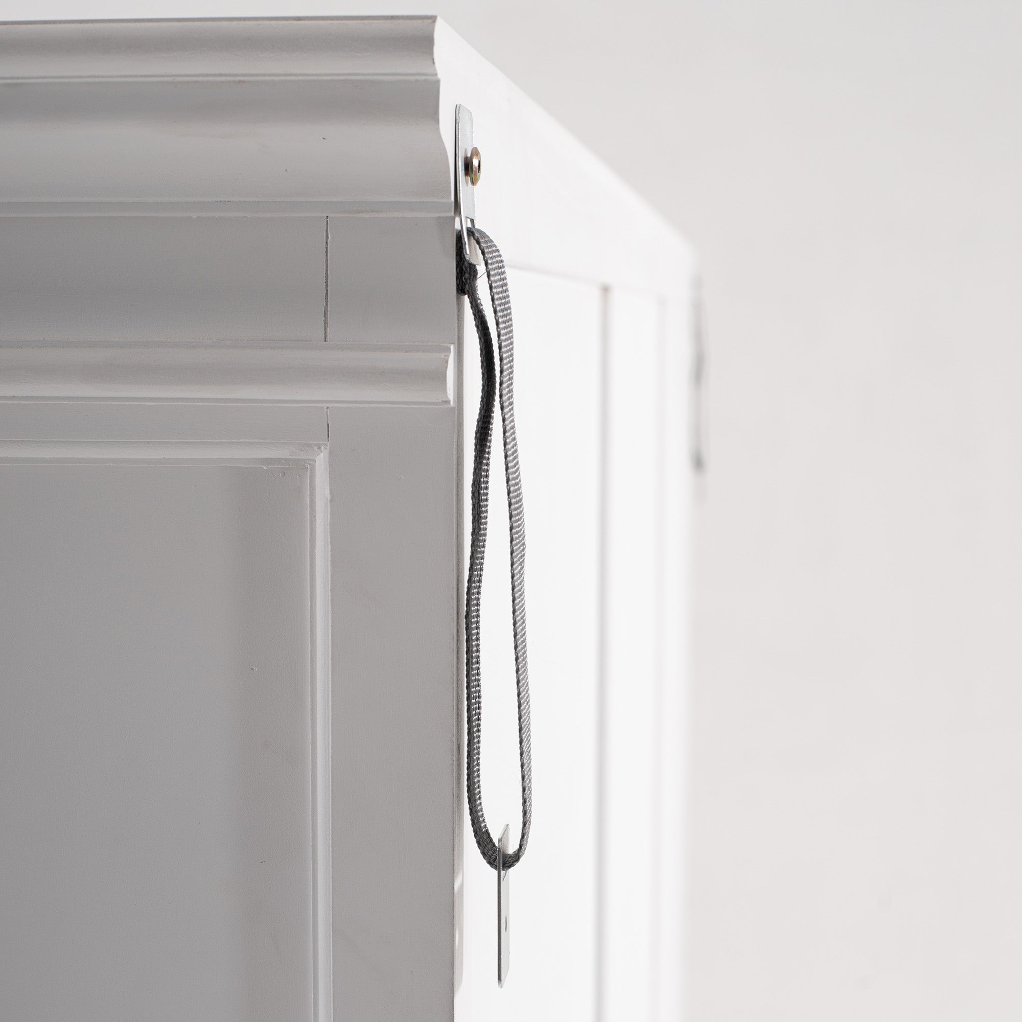 Halifax Large Hutch Bookcase - White