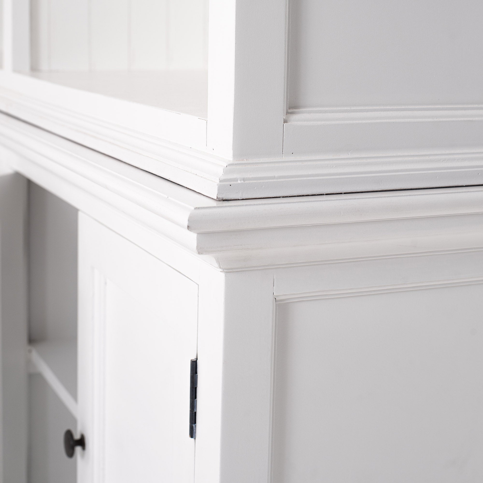 Halifax Large Hutch Bookcase - White