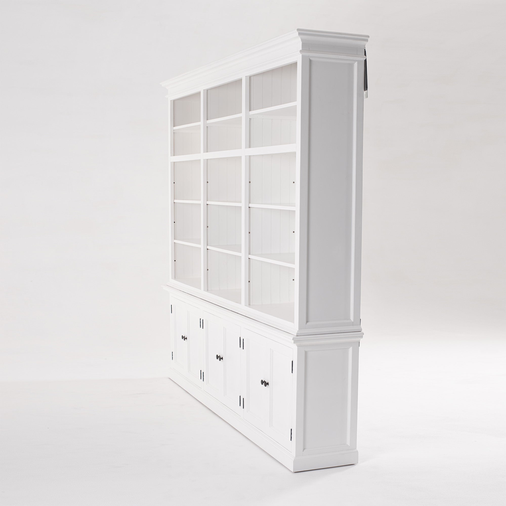 Halifax Large Hutch Bookcase - White