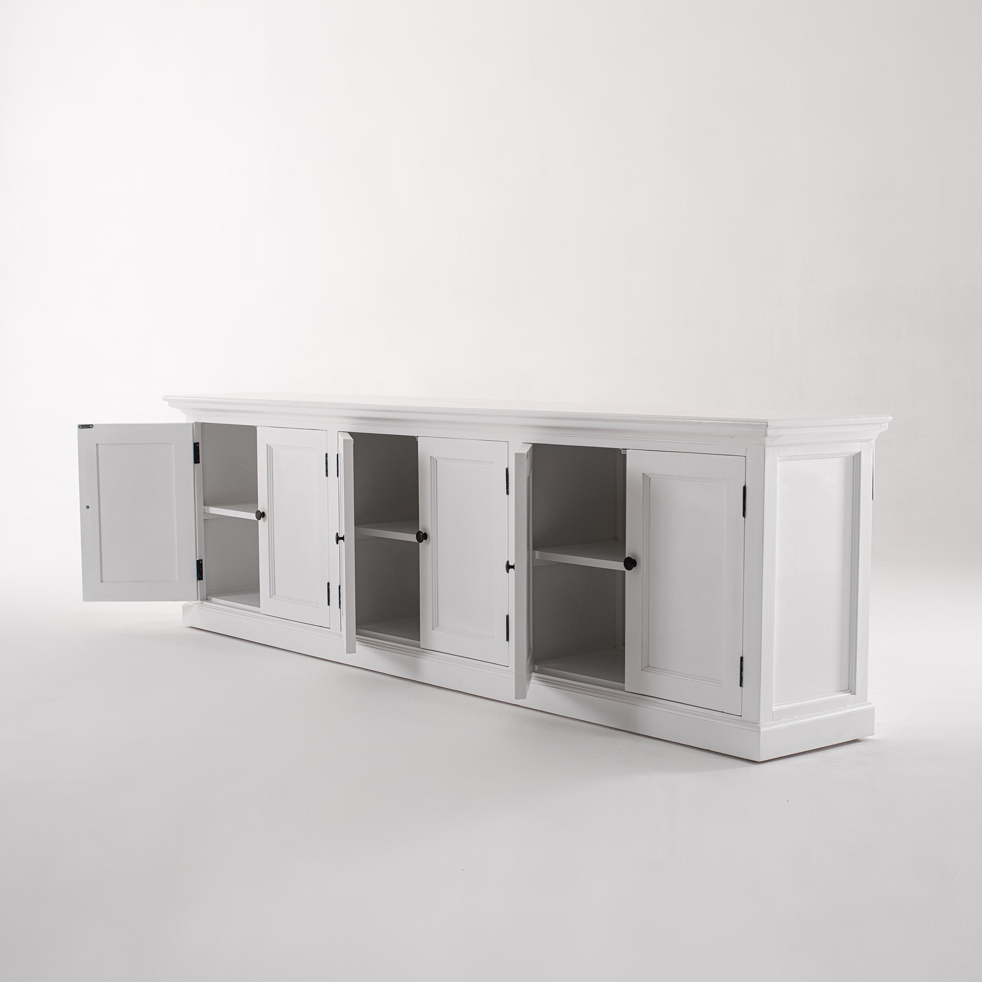 Halifax Large Hutch Bookcase - White