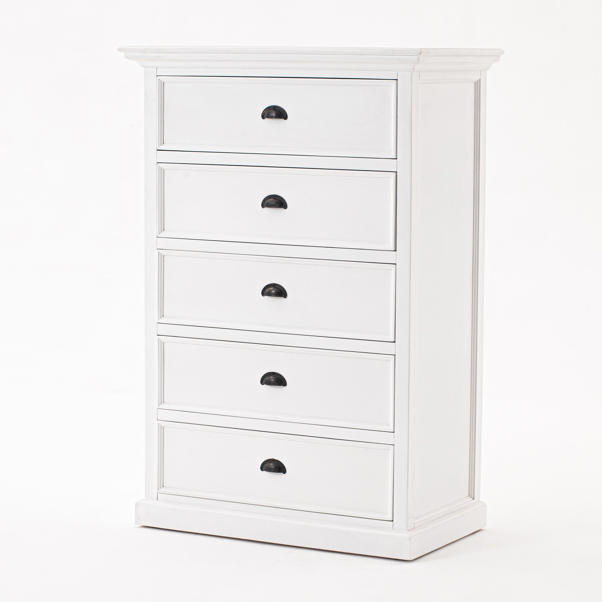Halifax Tall Chest of Drawers - White