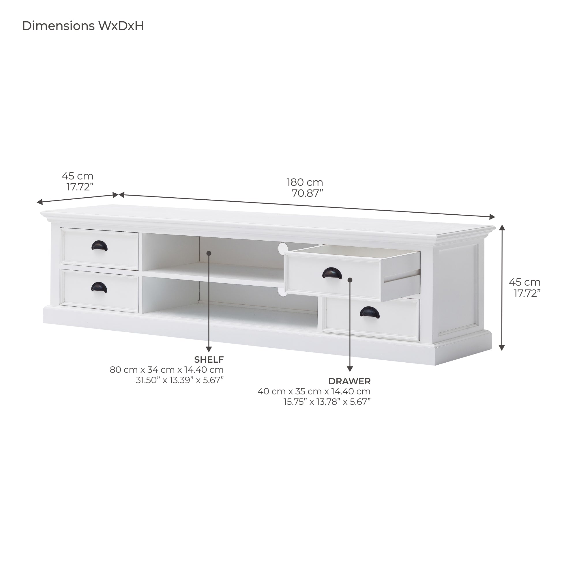 Halifax Lowline ETU 180CM - White