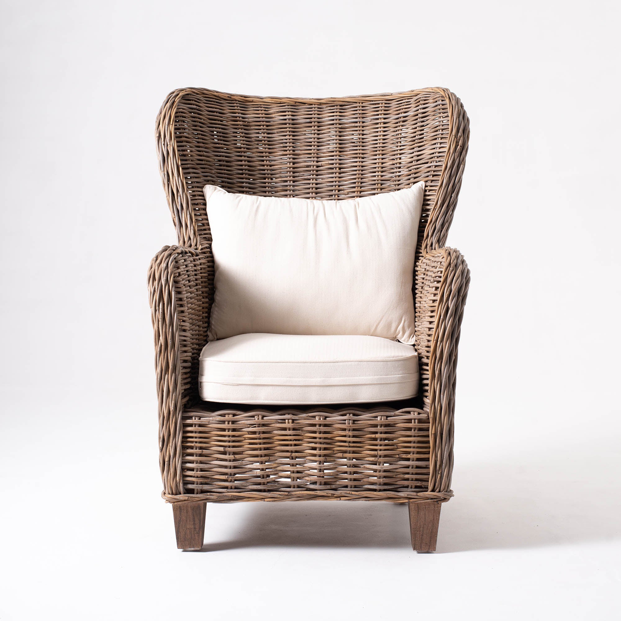 King Kubu Rattan Arm Chair With Cushion