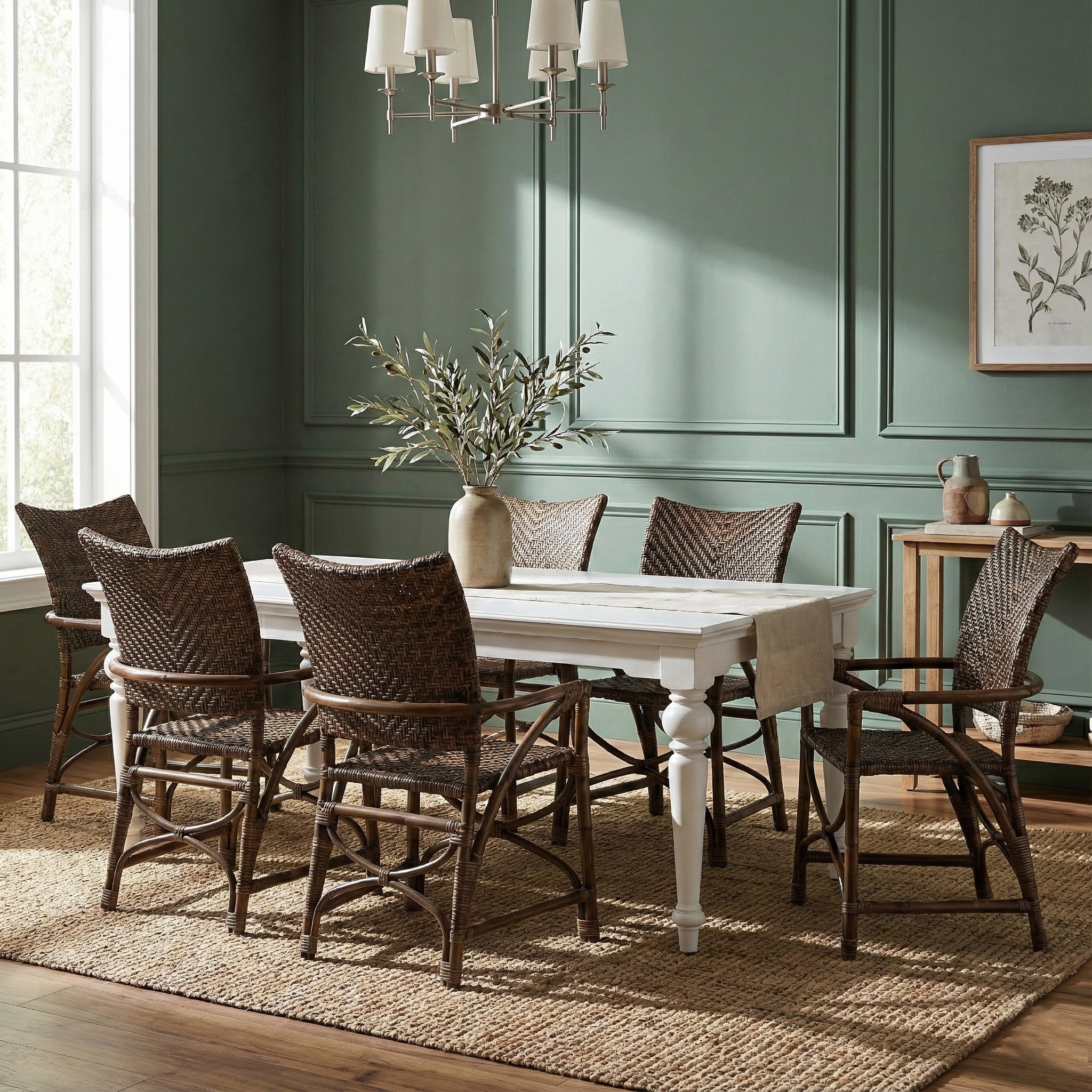 Countess Rattan Arm Chair (Set of 2)