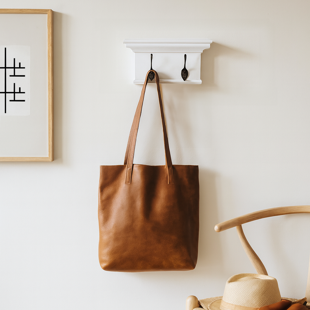 Halifax Coat Hanger Wall Unit 2 Hook - White