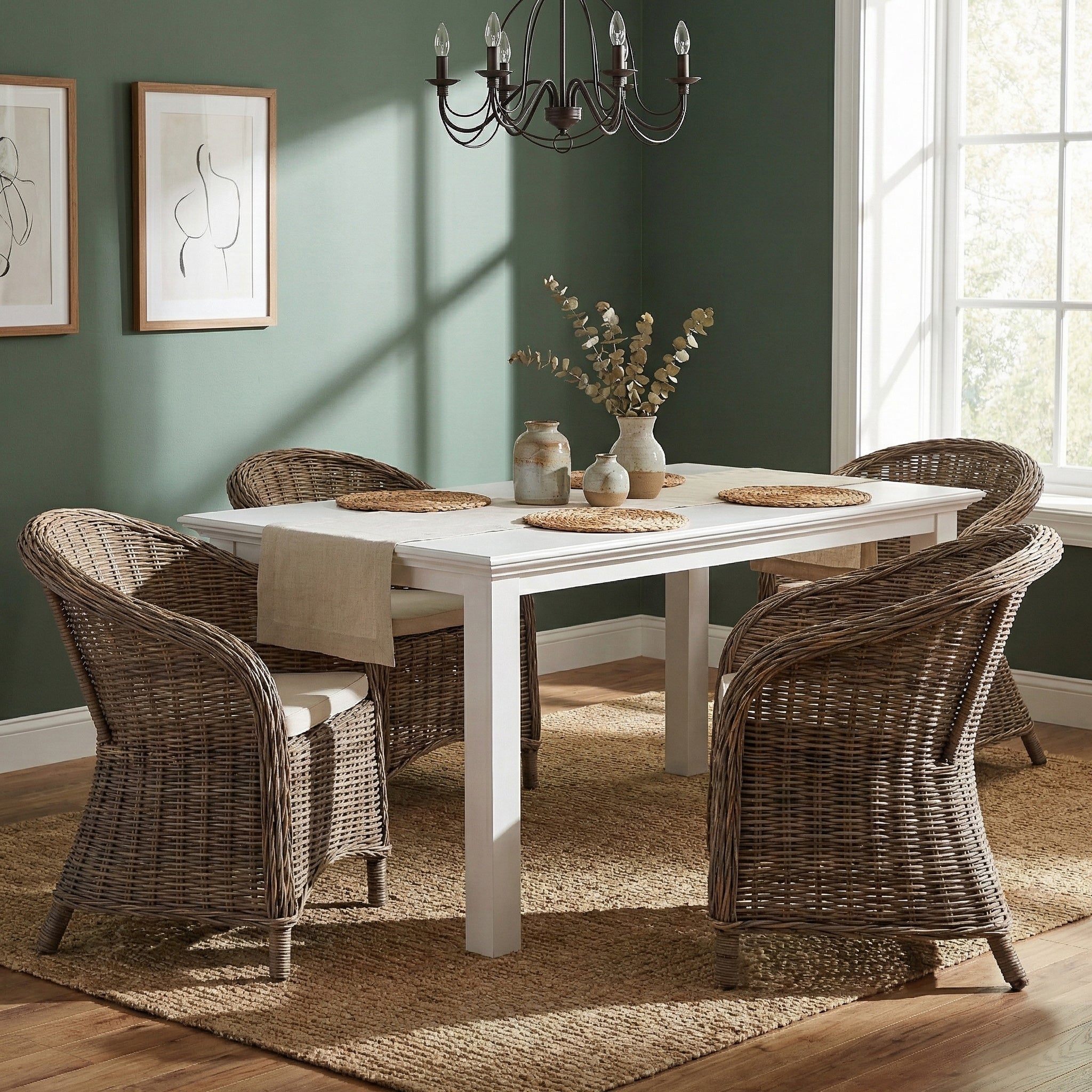 Halifax Dining Table 180cm - White