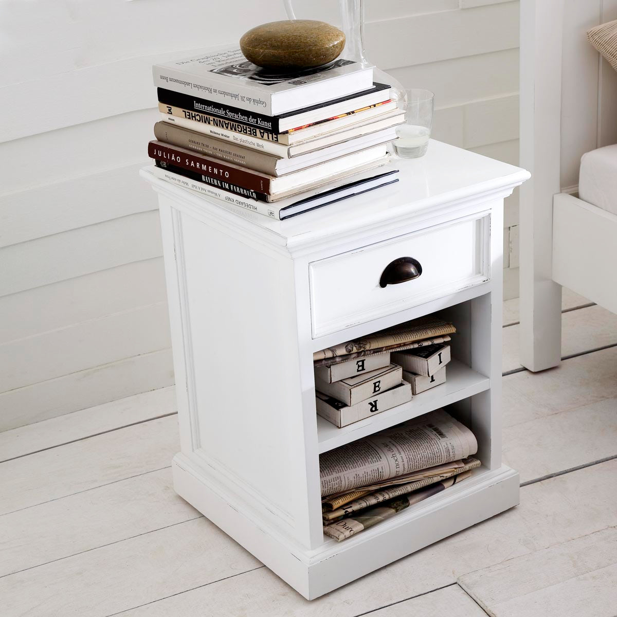 Halifax Side Table - White