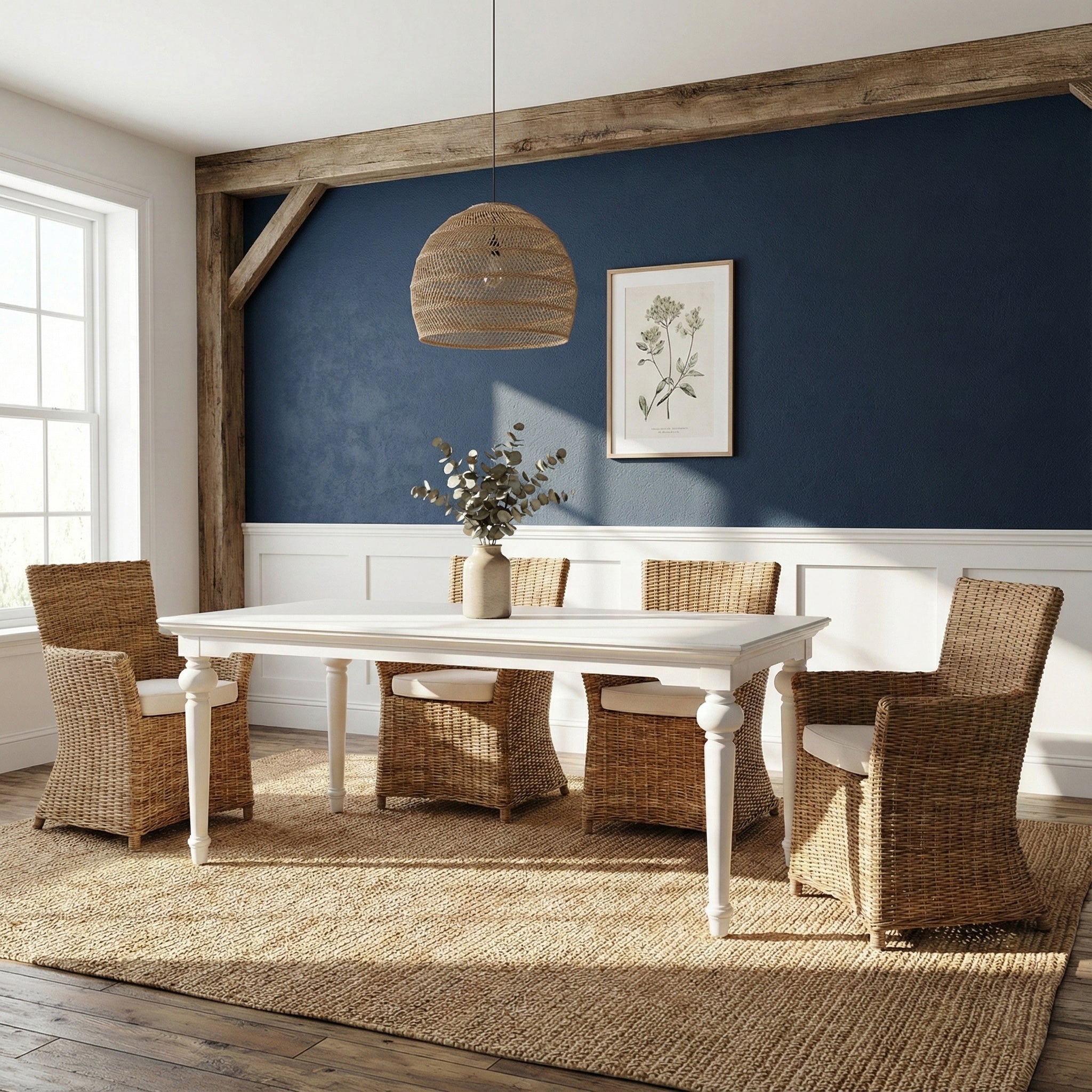Provence Dining Table 180cm - White