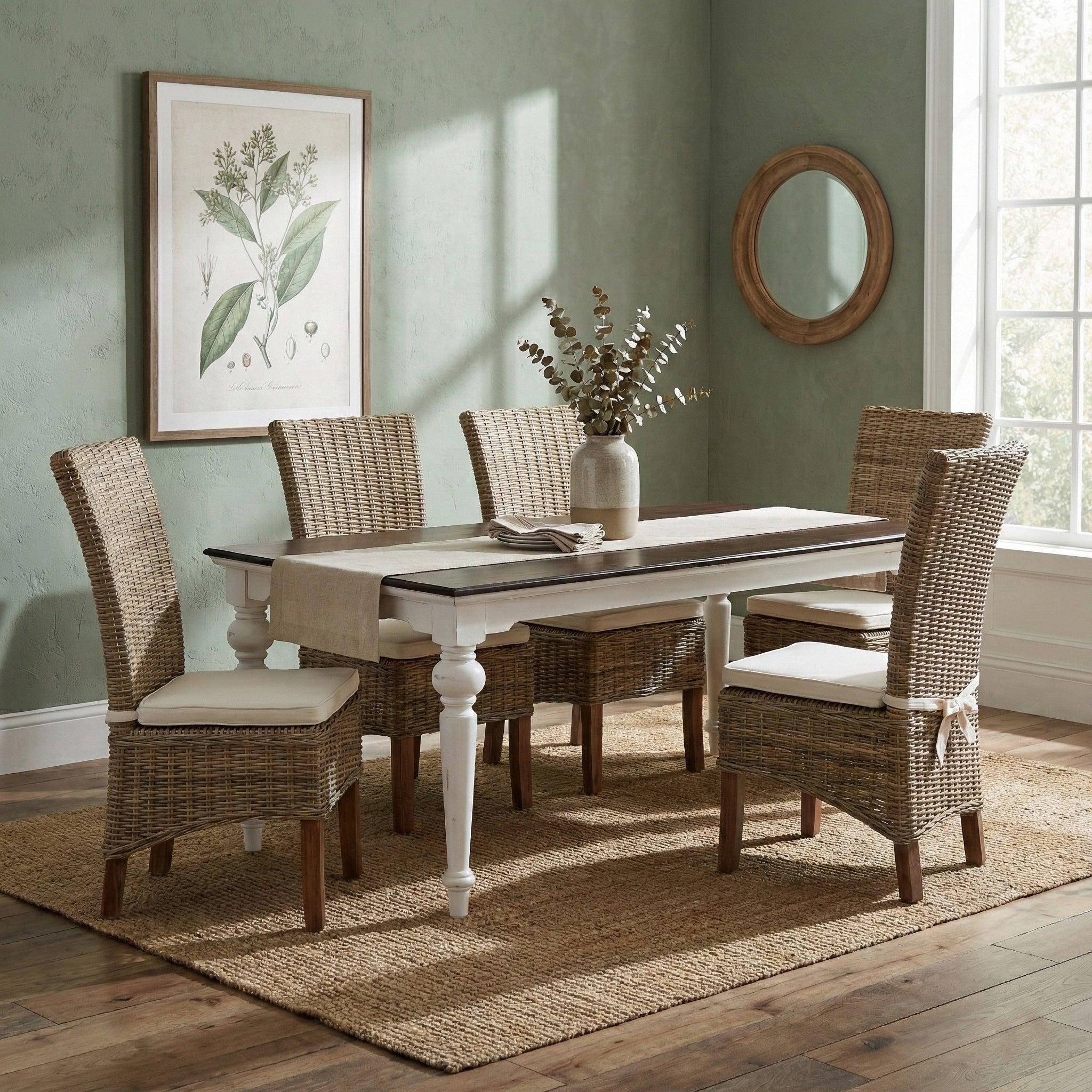 Wickerworks Salsa Kubu Rattan Dining Chair (Set of 2)
