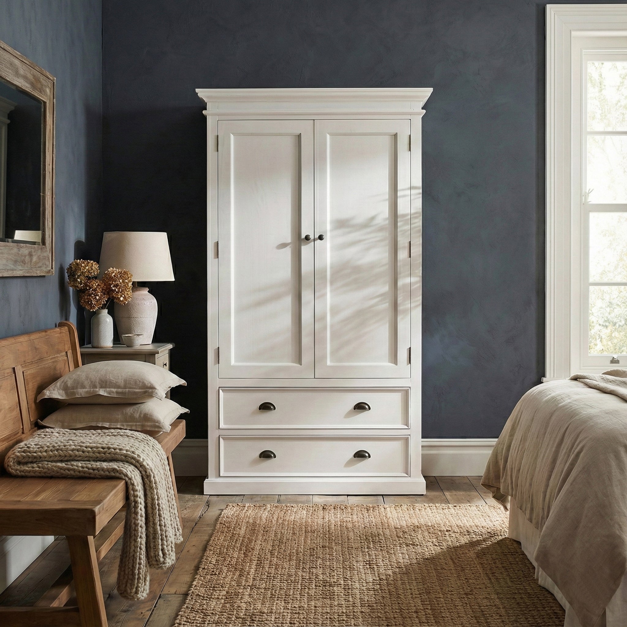 Halifax Wardrobe - White