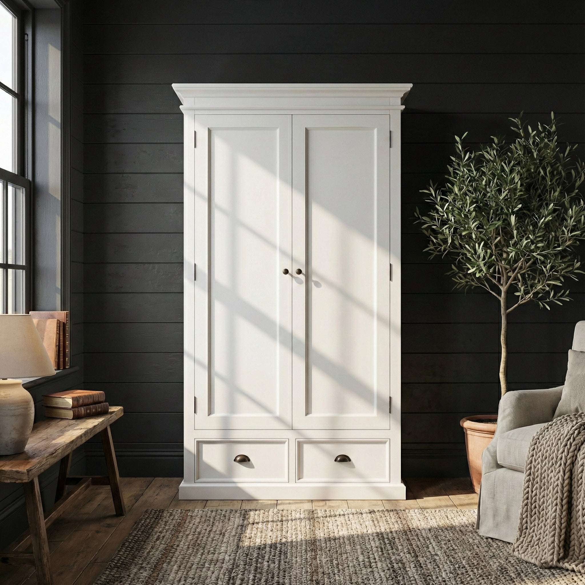 Halifax Wardrobe - White