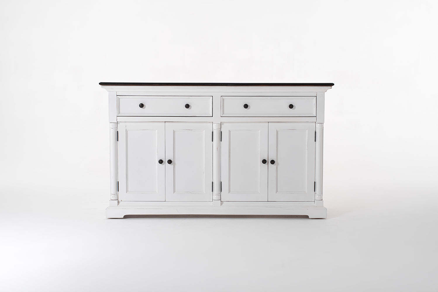 Provence Accent Buffet - White With Dark Brown Top