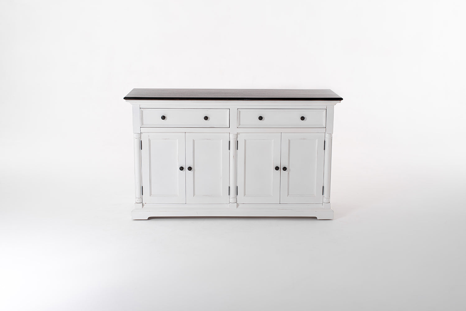 Provence Accent Buffet - White With Dark Brown Top