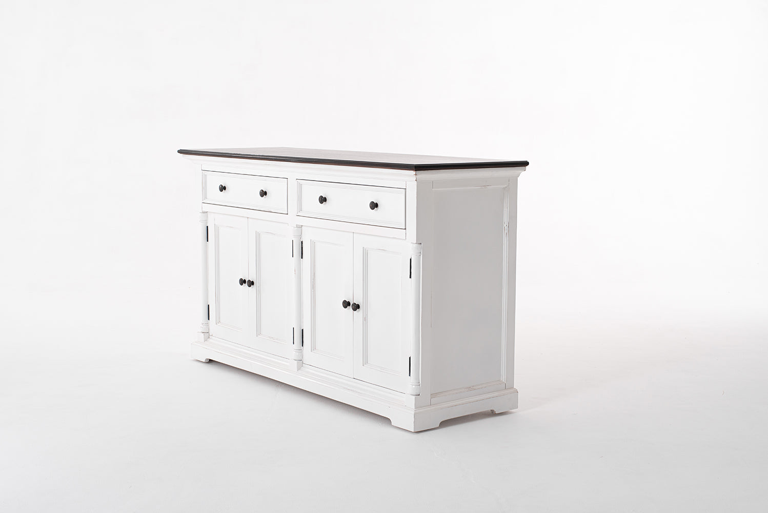 Provence Accent Buffet - White With Dark Brown Top