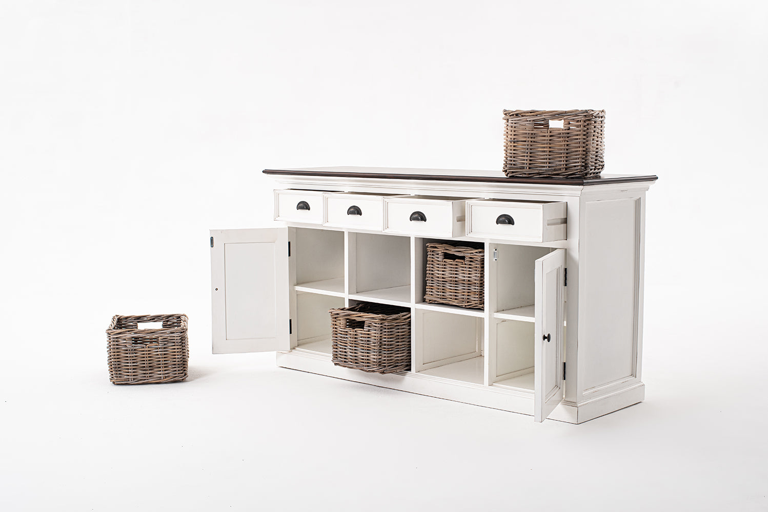 Halifax Accent Buffet with 4 Baskets