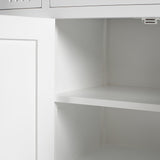 Skansen Kitchen Hutch Cabinet with 5 Doors 3 Drawers