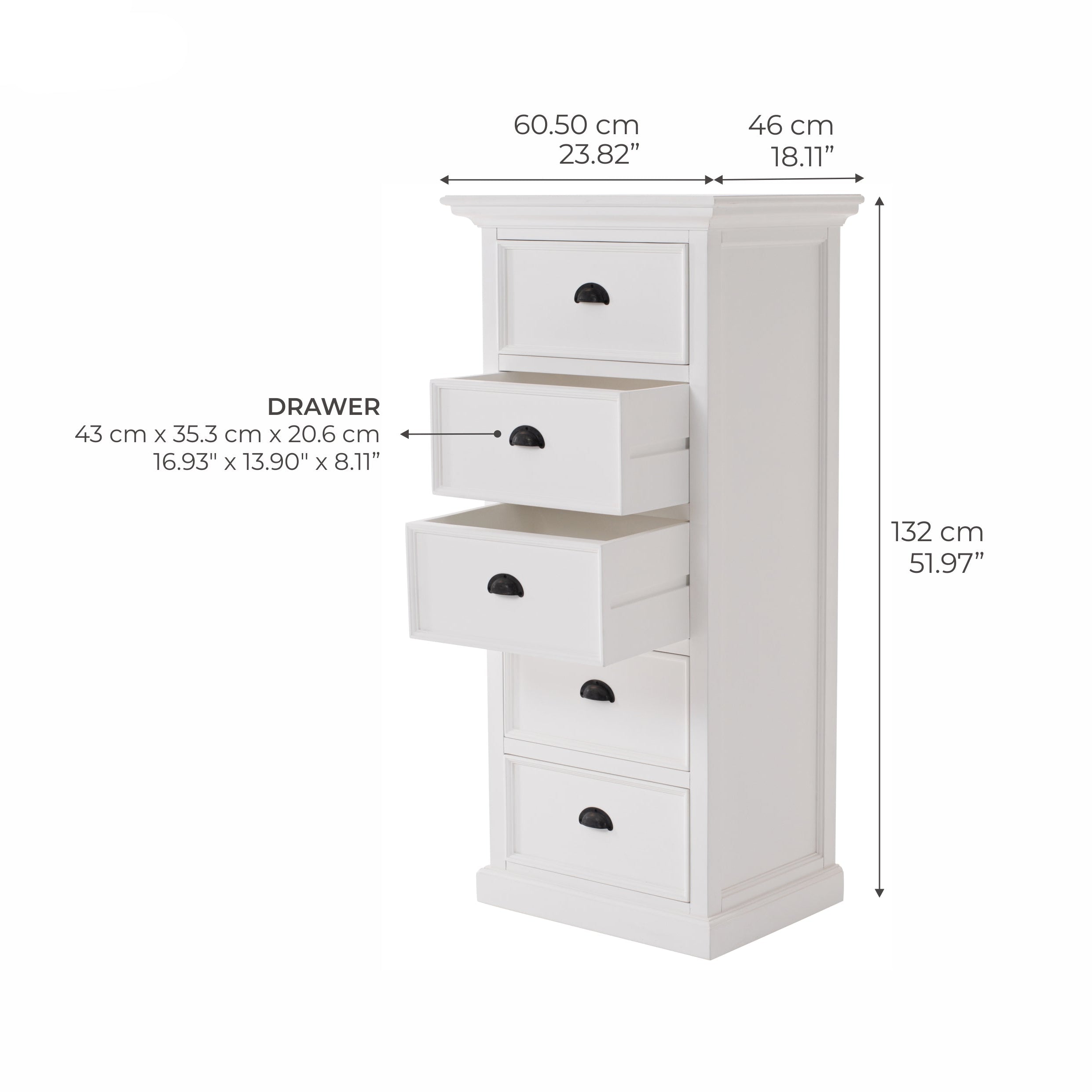 Halifax Grand Storage Unit with Drawers