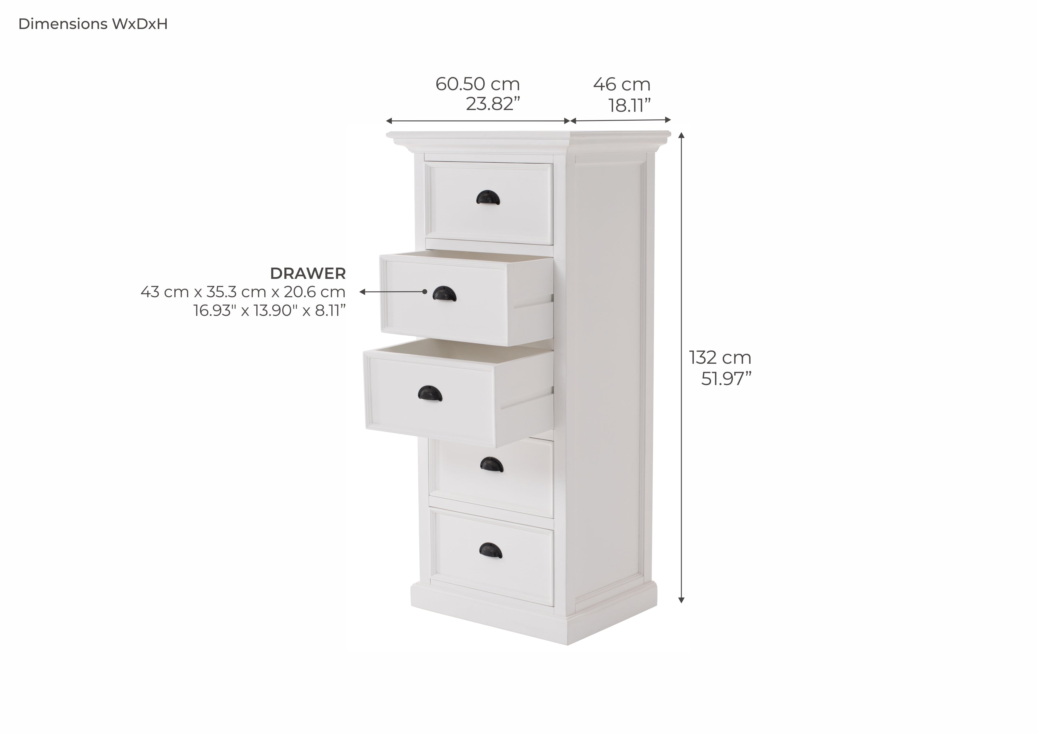 Storage Unit with Drawers