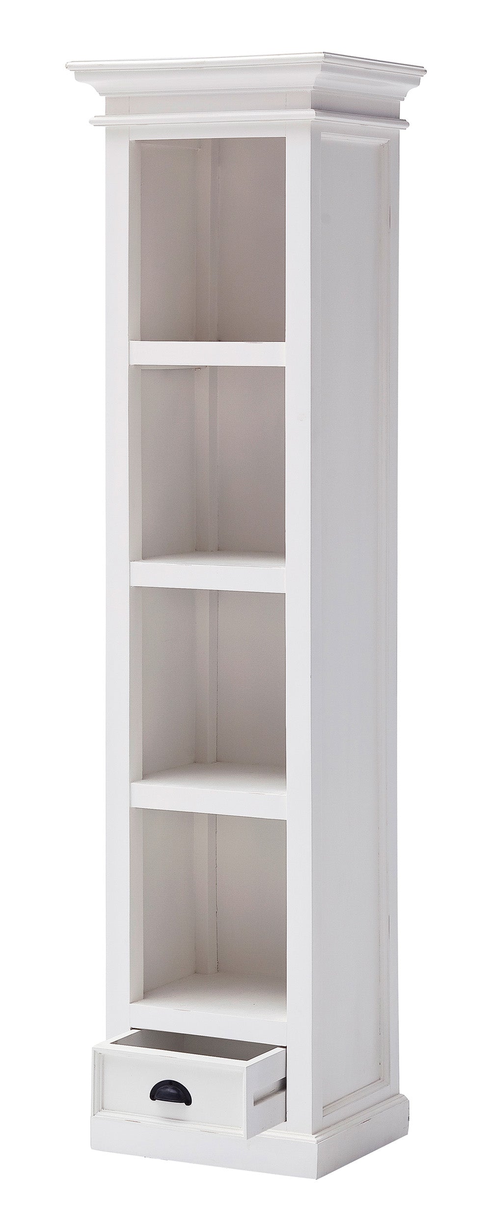 Halifax Thin Line Bookcase - White