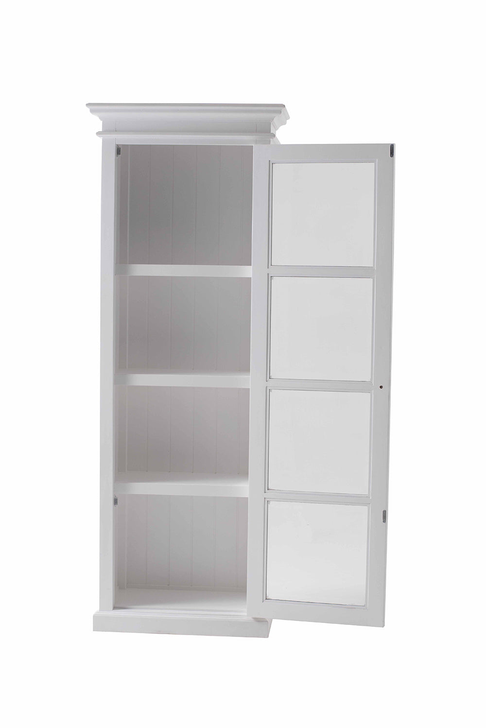 Halifax Single Vitrine - White