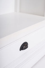 Halifax Medium Bookcase - White