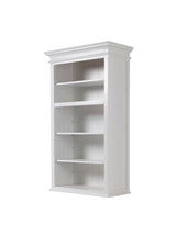 Halifax Slim Hutch Bookcase - White