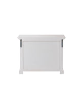 Halifax Slim Hutch Bookcase - White