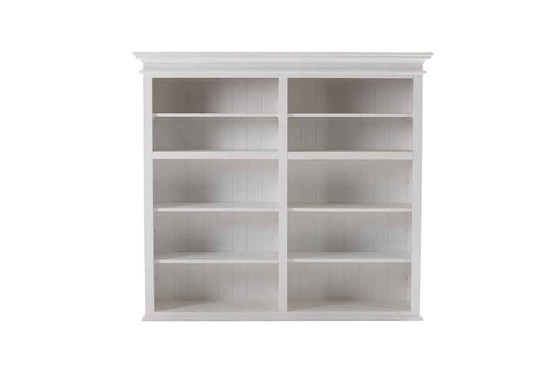 Halifax Medium Hutch Bookcase - White