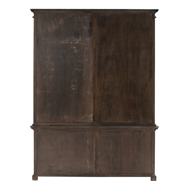 Halifax Mindi Double-Bay Hutch Unit - Black