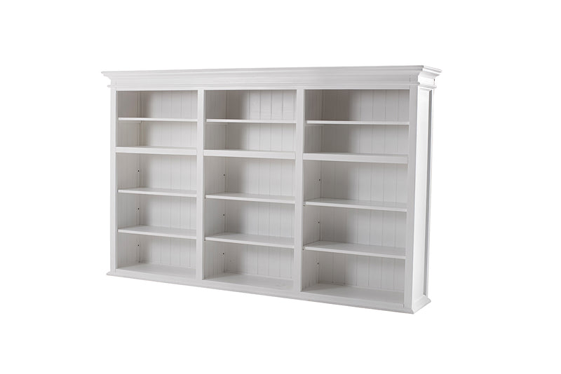 Halifax Large Hutch Bookcase - White