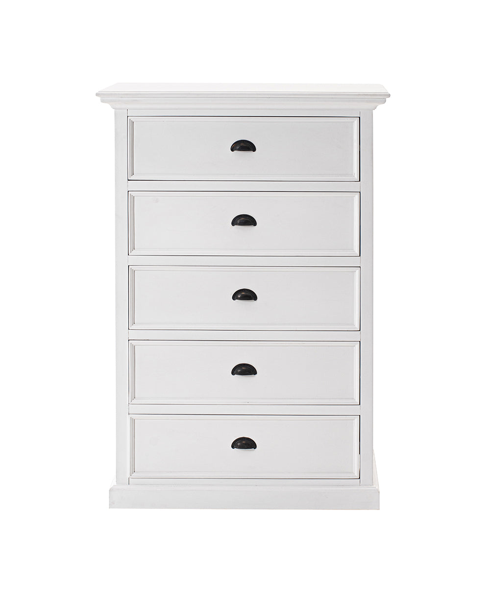 Halifax Tall Chest of Drawers - White