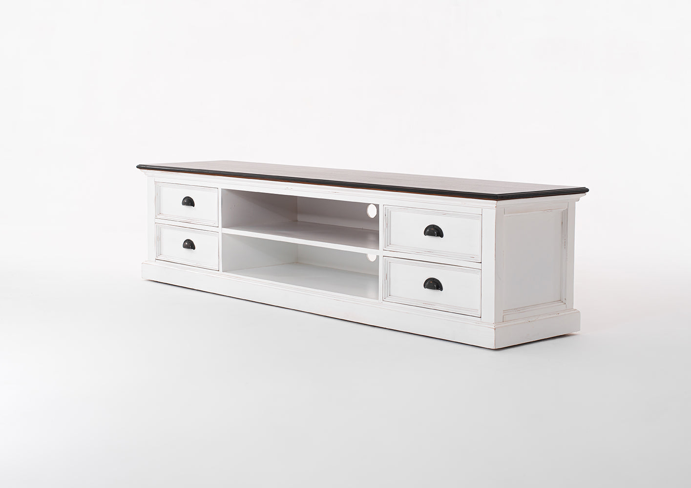 Halifax Accent Lowline ETU 180cm - White With Brown Top