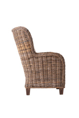 King Kubu Rattan Arm Chair With Cushion