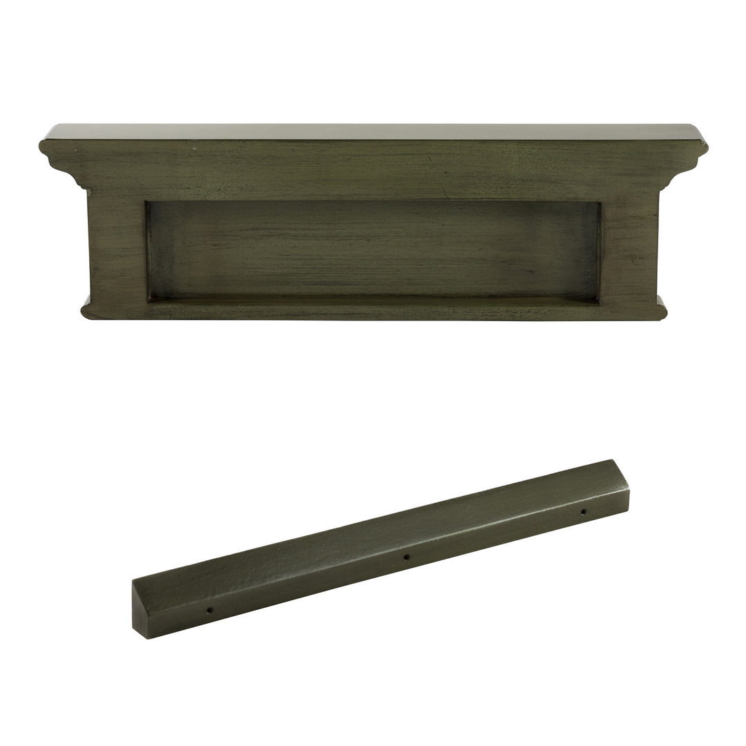 Halifax 4 Hook Coat Rack - Green