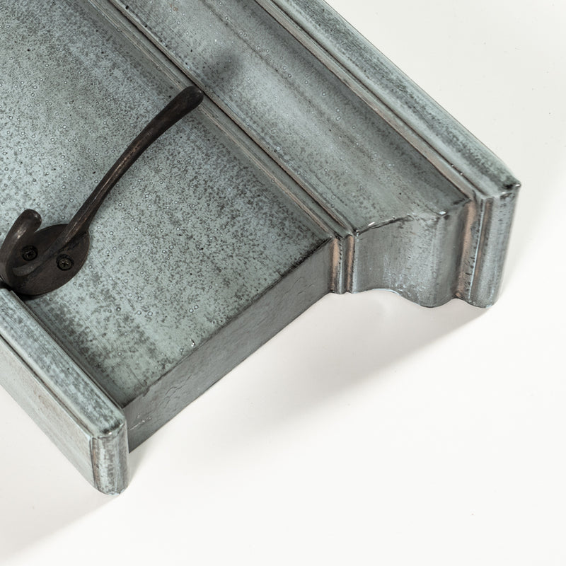 Halifax 8 Hook Coat Rack - Blue