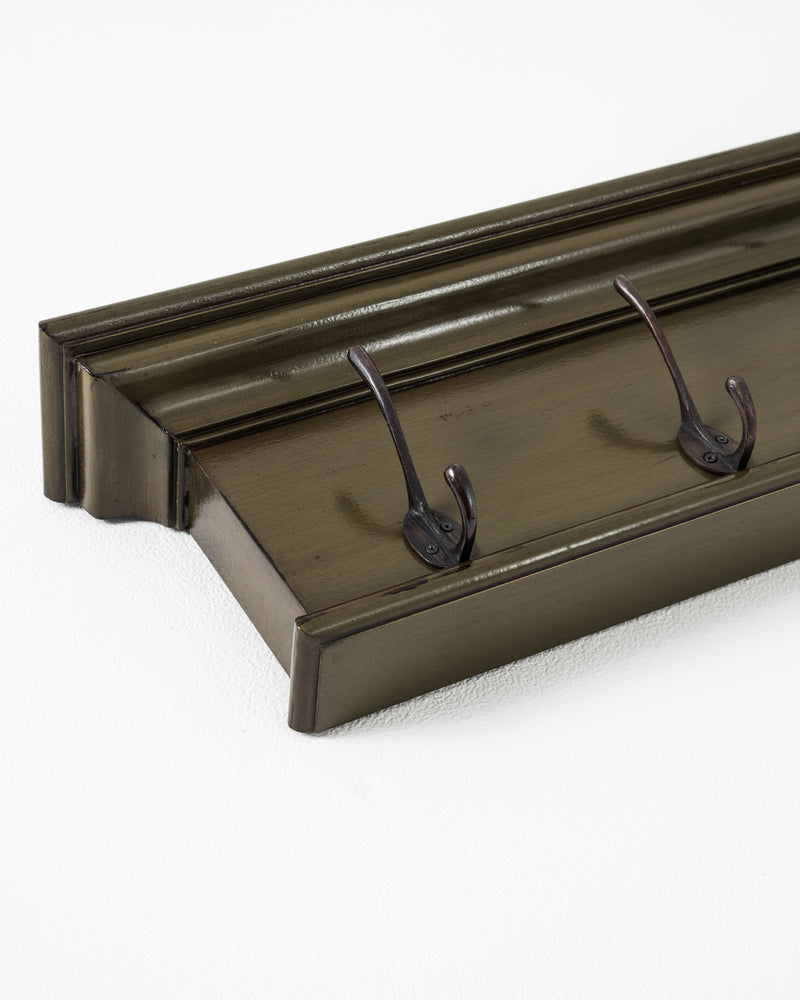 Halifax 6 Hook Coat Rack - Green Black Antique