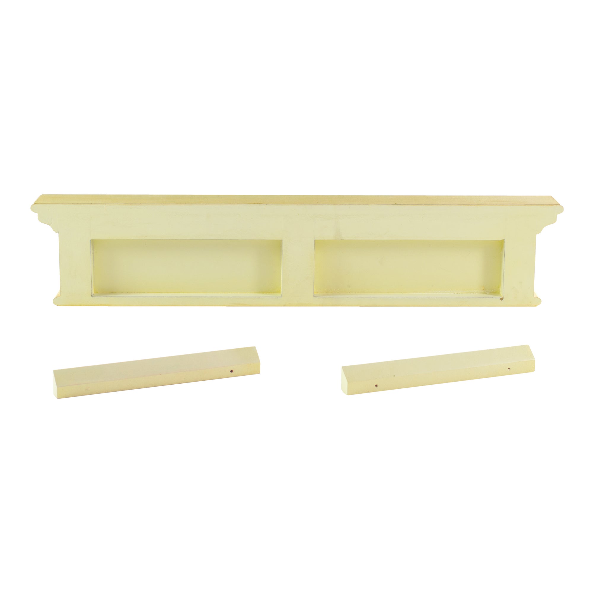 Halifax Coat Hanger Wall Unit 6 Hook - Yellow