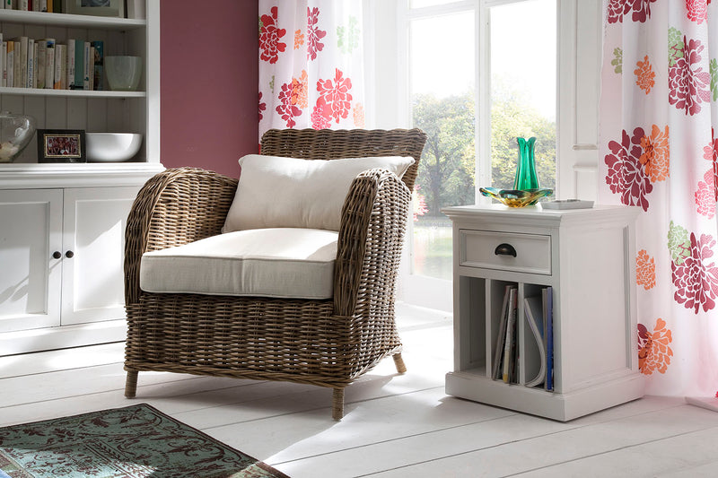 Halifax Side Table - White