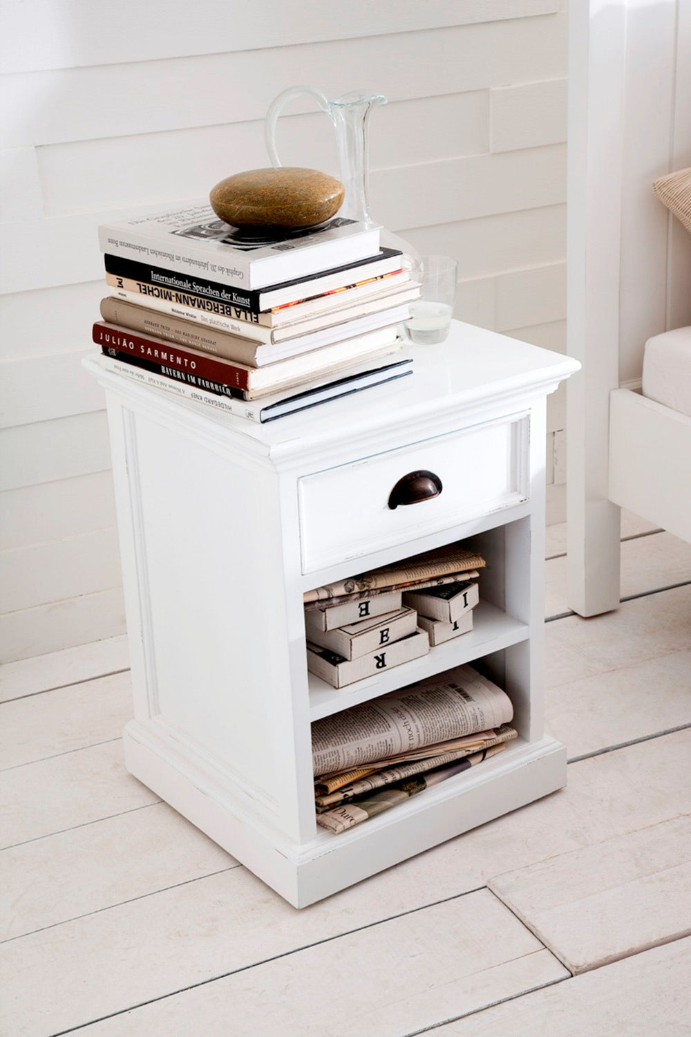 Halifax Side Table - White