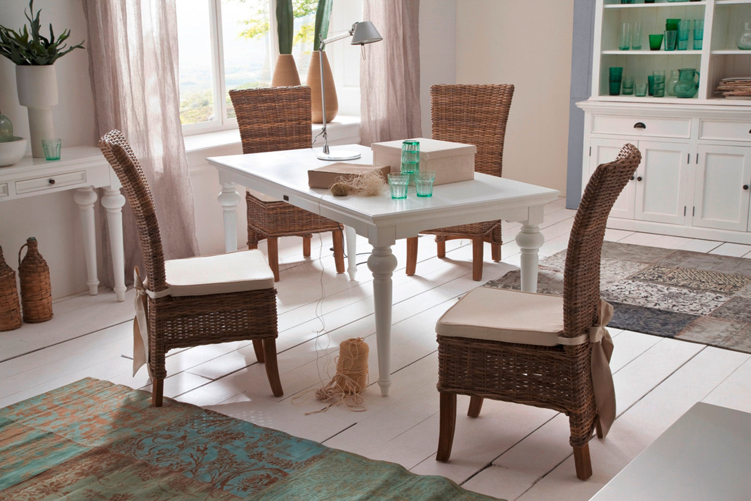 Provence Dining Table 180cm - White