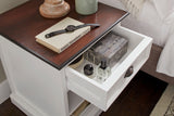 Bedside Table with Shelves