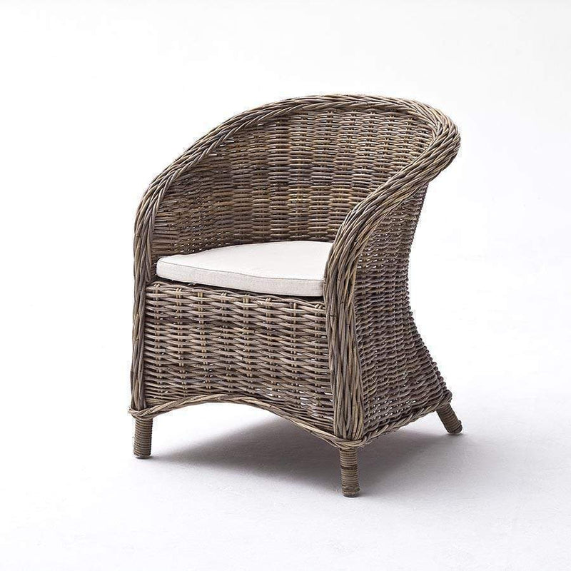 Bonsun Kubu Rattan Arm Chair (Set of 2)-Chair-Novasolo-I Wanna Go Home