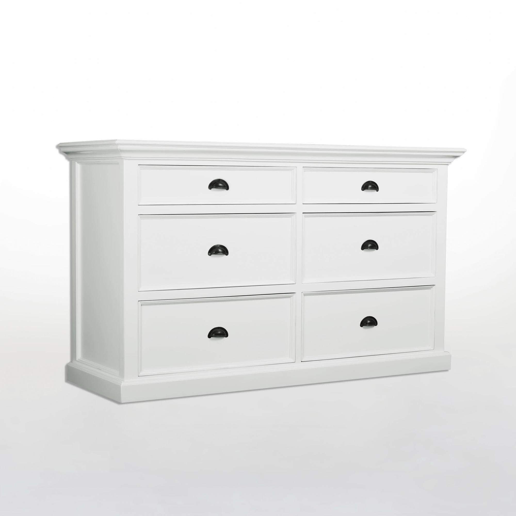 Halifax Bedroom Dresser - White-Dresser-Novasolo-I Wanna Go Home