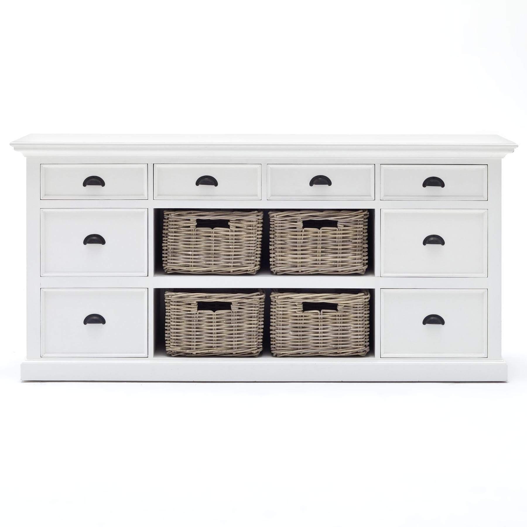 Halifax Buffet & Hutch - White-Hutch Cabinet-Novasolo-I Wanna Go Home