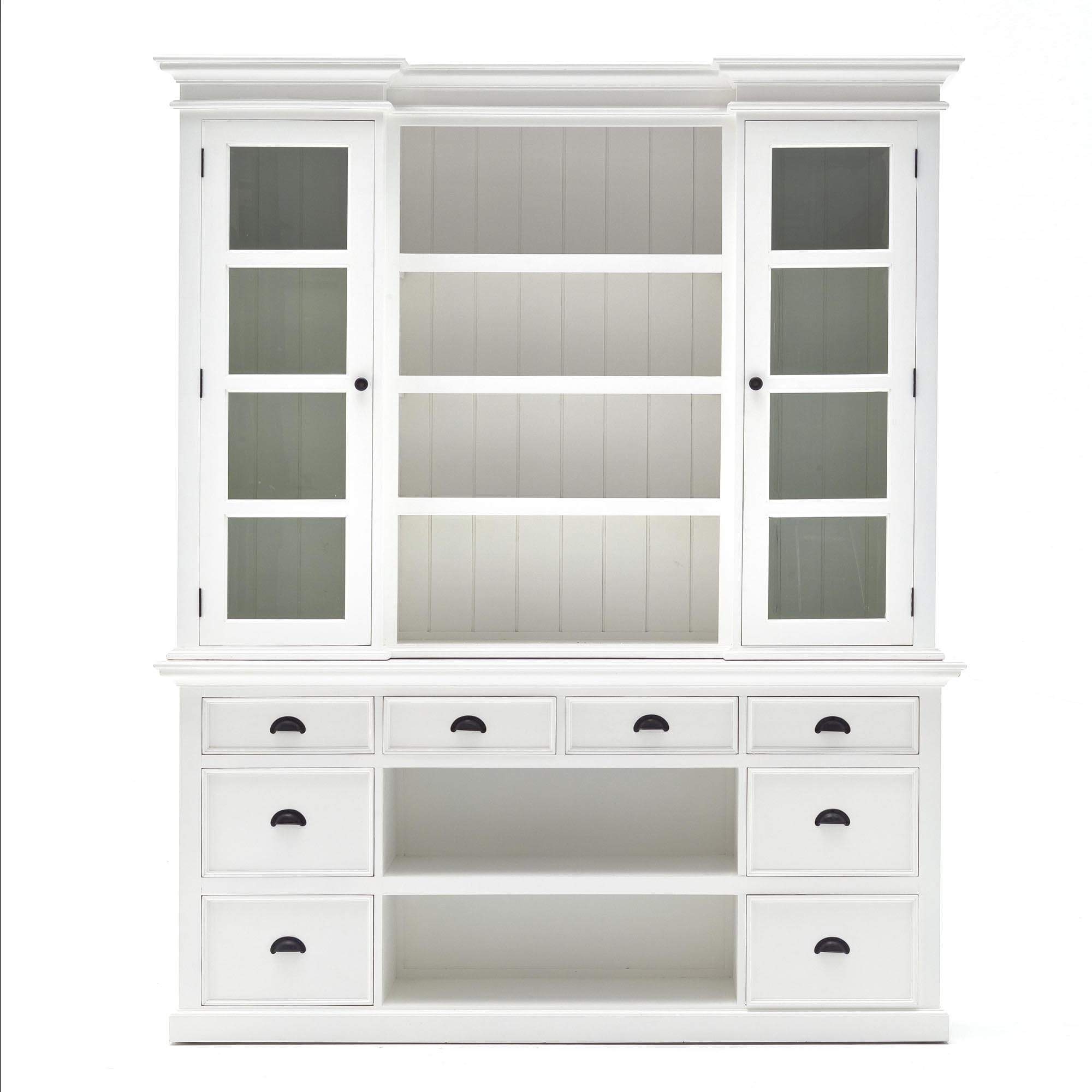 Halifax Buffet & Hutch - White-Hutch Cabinet-Novasolo-I Wanna Go Home